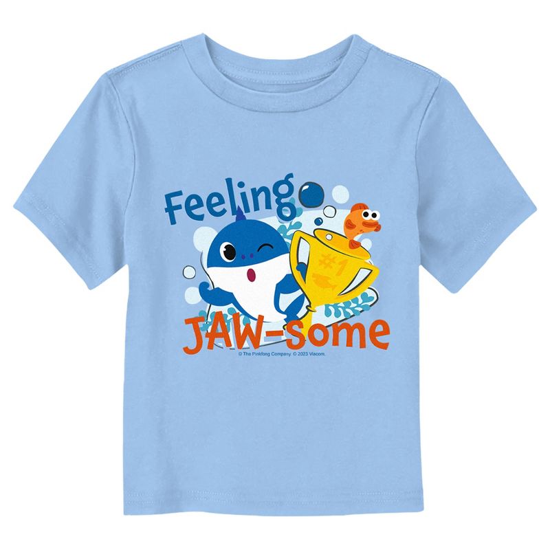 Toddler's Baby Shark Feeling Jaw-some T-Shirt, 1 of 4