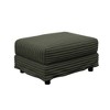XINGHANZHENXUAN Plush Corduroy Ottoman, Multi-Functional Footstool for Living Room & Office - 2 of 4