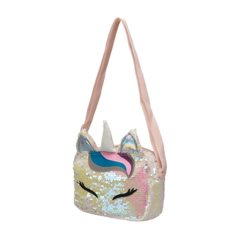 Limited Too Girl's Crossbody Bag in Unicorn Eyes, 3 of 6