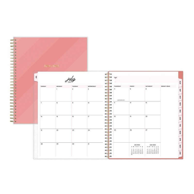 Color Me Courtney for Blue Sky 2024-25 Weekly/Monthly Planner 10&#34;x8&#34; Frosted PP Stepped Pink, 5 of 13