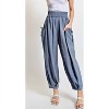 Women's Ramona Cotton Pants With Side Pockets - GiGiO - image 3 of 3