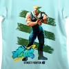 Street Fighter VI Guile Graffiti Name Crew Neck Short Sleeve Celadon Women's T-shirt - 2 of 2