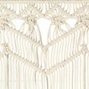 Aghana Digitals Cream Cotton Macrame Curtain 55.1x94.5" - Washable Room Divider, Door/Window Decor - 4 of 4