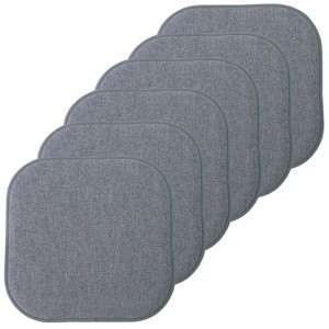 Alexis Memory Foam No Slip Back 16" x 16" Chair Pad Cushion by Sweet Home Collection® - 1 of 4