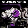 Unique Bargains Aluminum Alloy Air Intake Turbo Decorative Cover 3" - 2 of 4