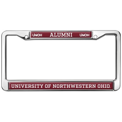 University of Northwestern Ohio Alumni Full Size Standard License Plate Metal Frame