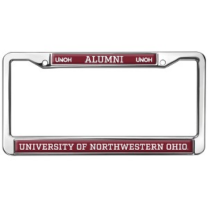 University of Northwestern Ohio Alumni Full Size Standard License Plate Metal Frame - 1 of 4