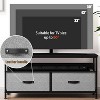 Jojoka Black Dresser TV Stand,Entertainment Center with Storage - 3 of 4