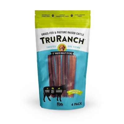 TruRanch Wagyu Pizzles Beef Dog Treats - 4ct