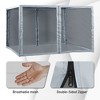 Aoodor Canopy Mesh Sidewall Replacement with 2 Side Zipper for 10' x 10' Pop Up Canopy Tent (Mosquito Net Only) - 4 of 4