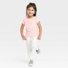 Toddler Girls' Heart Short Sleeve T-Shirt - Cat & Jack™ Light Pink - image 3 of 3