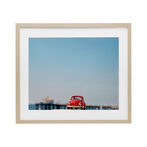 Stupell Industries Red Vintage Car Adventure Framed Print Under Glass Art, Brown, 21" x 17" - 1 of 4