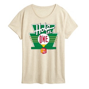 Women's Price is Right Hole In One Short Sleeve Graphic T-Shirt - Birch - X-Large - 1 of 4