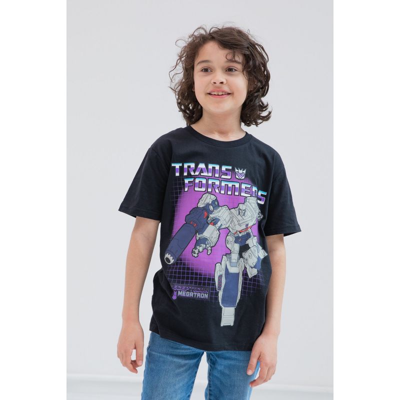 Transformers Megatron 3 Pack Athletic Pullover T-Shirts Toddler to Big Kid, 2 of 9