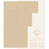 Luxury 6 - Piece Towel Set, 2 Bath 27 X 54, 2 Hand 16 X 28, 2 Washcloths 13 X 13, 600 GSM Turkish Cotton, Beige. - 3 of 4