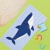 Shark Beach Towel - Sun Squad™ - 2 of 4