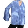 Women's Tie Dye Bell Sleeve Bohemian Top - umgee - 3 of 3