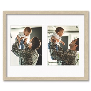Courtside Market Classic Hues Portrait Frame Collection Natural 16"x20" 2-8x10 Openings - 1 of 2