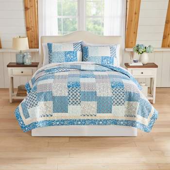 BrylaneHome Selena Patchwork Coverlet