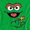 Boys' Sesame Street Oscar The Grouch Holding Slimey T-Shirt - 2 of 4