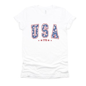 Simply Sage Market USA Varsity Stars Short Sleeve Tee - 1 of 4