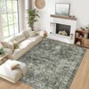 Washable Modern Stripe Area Rugs Contemporary Indoor Lightweight Low Pile Non Slip Carpet For Living Room Bedroom Soft Easy Care Floor Mat Home Decor - 4 of 4