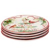 Certified International Set of 4 Winter Greens Dinner Plates - 2 of 3