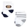 Little Treasure Infant Boy Newborn Socks, Football - 3 of 4