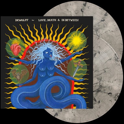 DeWolff - Love, Death & in Between - Black white+black marble (Colored Vinyl Black White 140 Gram Vinyl Reissue)