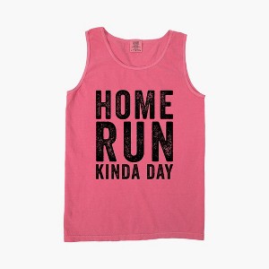 Simply Sage Market Women's Home Run Kinda Day Garment Dyed Heavy Weight Tank - 1 of 2