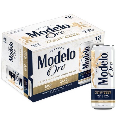 Modelo Oro Lager Light Beer - 12pk/12 Fl Oz Cans : Target