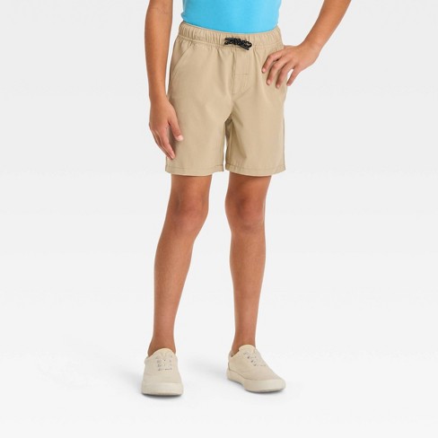 Boys' Quick Dry 'above The Knee' Pull-on Shorts - Cat & Jack™ Beige Xl :  Target