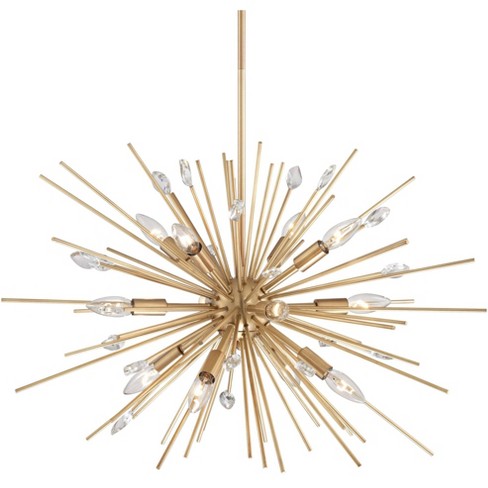 Possini Euro Design Janae Plated Gold Chandelier 29 1/2 Wide Modern  Sputnik 12-light Fixture For Dining Room House Foyer Kitchen Island  Entryway : Target