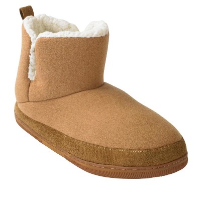 KingSize Men's High Pile Fleece Lined Comfort Slipper Boot
