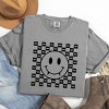 Simply Sage Market Halloween Bat Smiley Face Garment Dyed Tee - 3 of 4