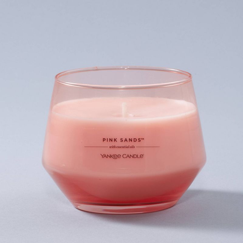 10oz 1-Wick Studio Collection Glass Candle Pink Sands - Yankee Candle, 1 of 11
