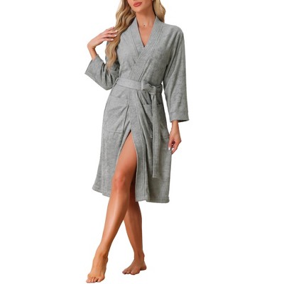 cheibear Women's Durable Luxury Lightweight Spa Resort & Hotel Bathrobe