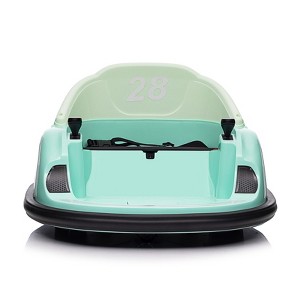 Jojoka 12V Ride On Bumper Car for Kids with Remote Control, Battery Display, 360 Degree Spin, LED Lights, Music - 1 of 4
