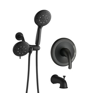 ONWITH Classic High Pressure Single Handle 6 Function Rain shower Head with Handheld Shower - 1 of 4