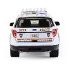 2016 Ford Police Interceptor Utility "NYPD Pride Livery" White with Rainbow Stripes 1/64 Diecast Model Car by Greenlight - 4 of 4