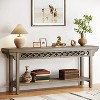 Hommoo 70.8-Inch Long Farmhouse Solid Wood Console Table - 4 of 4