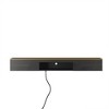 69" Floating Wall Mounted TV Stand with 16-Color LED Lights and 4 Flashing Modes, Modern Floating Media Console with Storage for 65 Inch TVs - 2 of 4