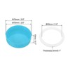 Unique Bargains Regular Mouth Plastic Mason Jar Lids with Silicone Sealing Ring 8 Pcs - 2 of 4