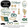 Big Dot of Happiness Confirmation Elegant Cross - Religious Party Photo Booth Props Kit - 20 Count - 2 of 4
