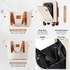 YONWAY 2 Piece Carry on Luggage Set,Front Opening 20-inch Carry-on Luggage and Expandable Travel Bag, With USB Port, Cup Holder, Back to School Use - 4 of 4