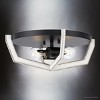 Urban Ambiance Luxury Modern Indoor Ceiling Light,  5-1/2''H x 15"W x 15''D,  Matte Black Finish, UHP4561 - 3 of 4