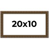 PosterPalooza | Panoramic Sculpted Gold Picture Frame - UV Acrylic, Foam Board Backing, Hanging Hardware - 2 of 4