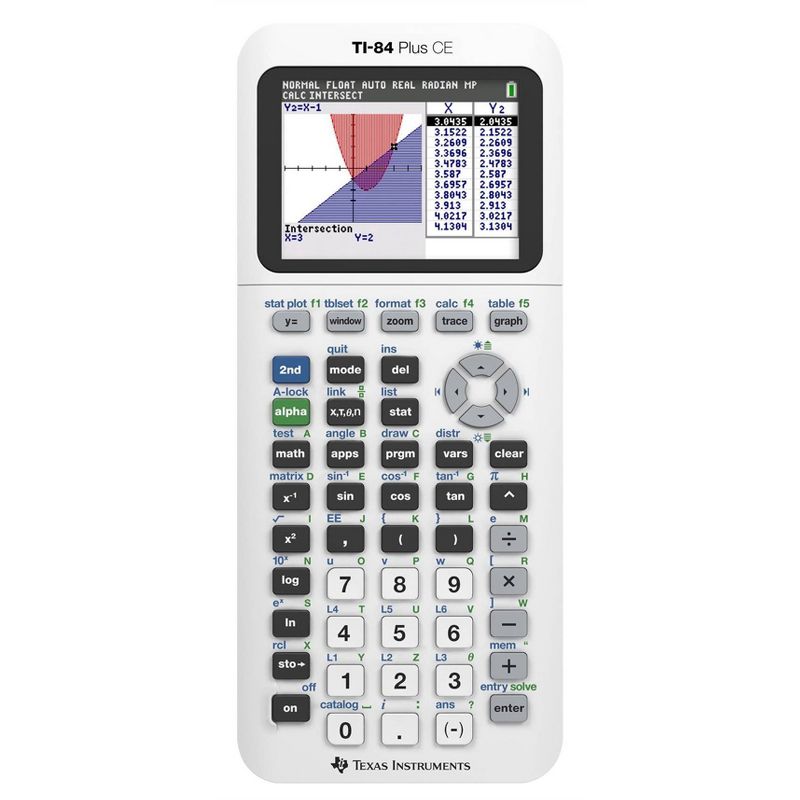 Texas Instruments 84 Plus CE Graphing Calculator - White, 1 of 6
