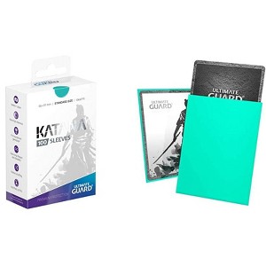 Ultimate Guard Matte Turquoise Katana Sleeves Standard Size Standard Size 100 ct Card Sleeves Individual Pack - 1 of 4
