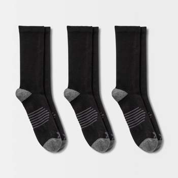 Men's Compression Over The Calf Socks 2pk - All In Motion™ Black 6-12 ...